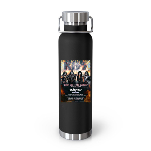 Kiss End Of The Road World 2023 Tour Uk Tour  Tumblr Bottle