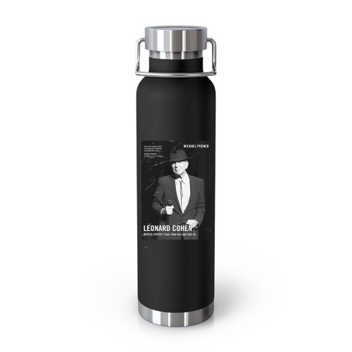 Librairie Clio Leonard Cohen  Tumblr Bottle