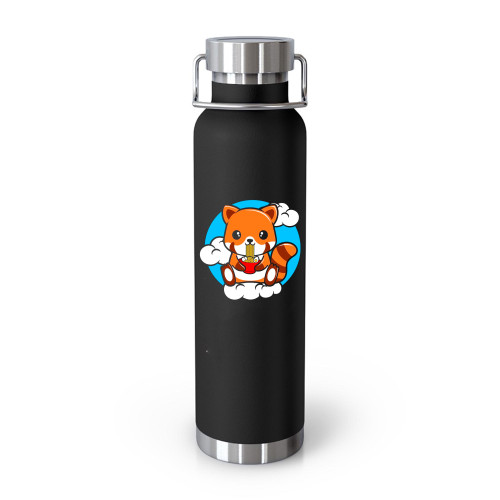 Red Panda Sitting On A Cloud And Eating Ramen  Tumblr Bottle Red Panda Sitting On A Cloud And Eating Ramen  Tumblr Bottle