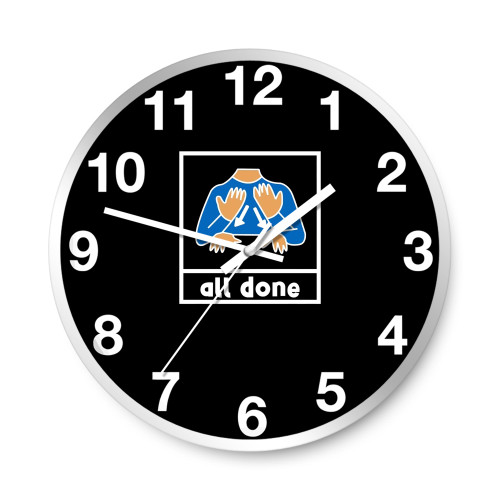 All Done Special Education  Wall Clocks