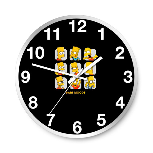 Bart Simpson Moods The Simpson  Wall Clocks