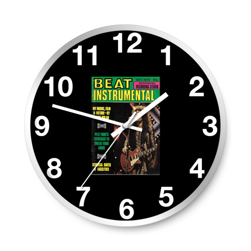 Beat Instrumental Uk Magazine October 1972 Marc Bolan  Wall Clocks