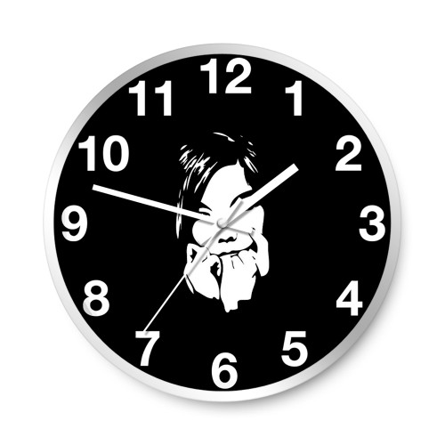 Bjork Face Silhouette  Wall Clocks