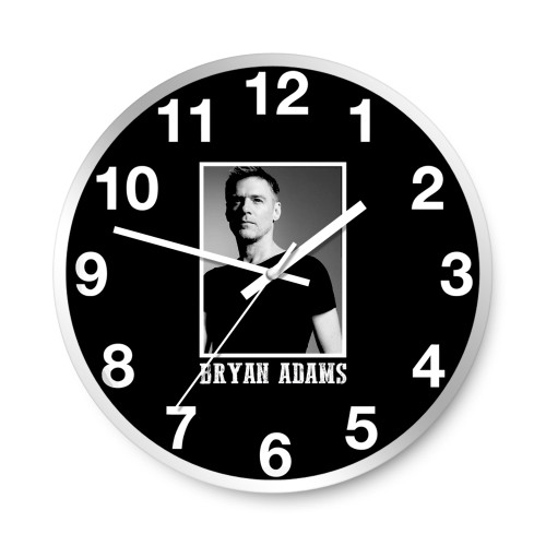 Bryan Adams On Tour  Wall Clocks