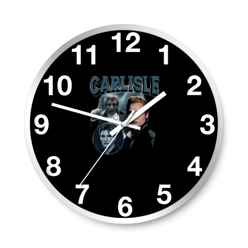 Carlisle Cullen Bootleg Retro  Wall Clocks Carlisle Cullen Bootleg Retro  Wall Clocks