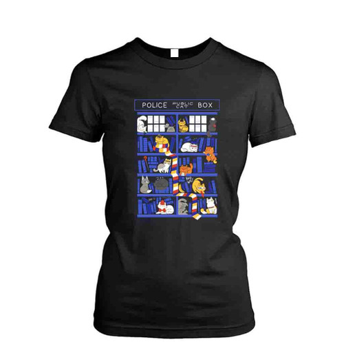 Library Box Who Women's T-Shirt Tee