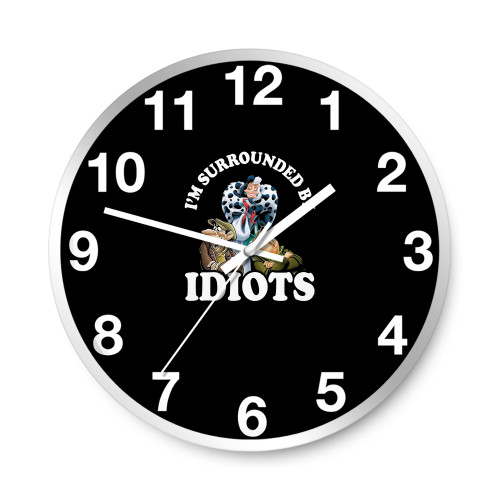 Cruella Devil I'M Surrounded  Wall Clocks