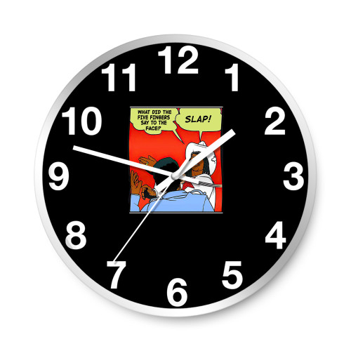 Dave Chappelle Slap Comic Meme Vintage  Wall Clocks