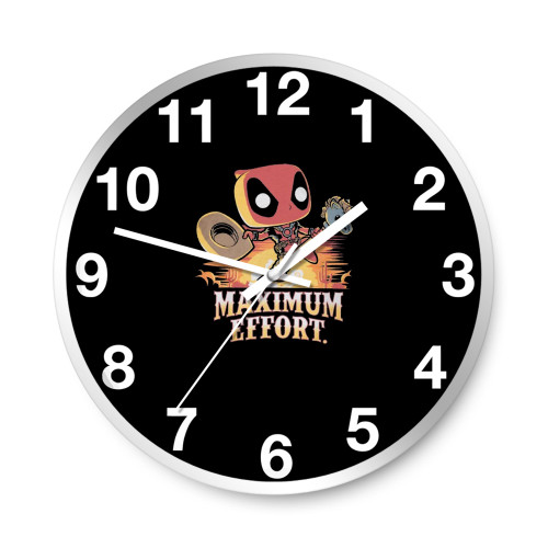 Deadpool Maximum Effort  Wall Clocks