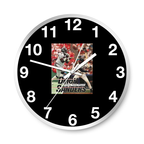 Deion Sanders Nfl  Wall Clocks