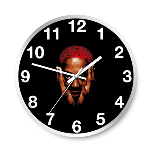 Dennis Rodman Rare Homage Vintage Rap  Wall Clocks