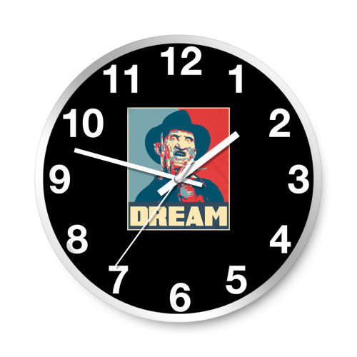 Dream Freddy Horror Character Halloween Hope Vintage  Wall Clocks