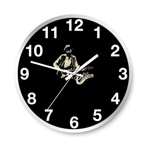 Eric Clapton Clapton W Guitar  Wall Clocks