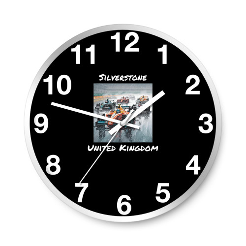 F1 Great British Grand Prix United Kingdom Formula 1  Wall Clocks