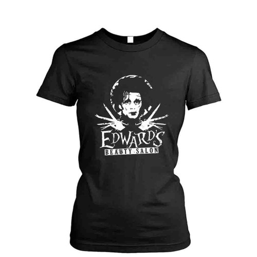 Edward Scissorhands Beauty Salon Tim Burton Movie Women's T-Shirt Tee