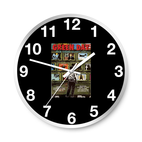 Green Day Concert 2004 Bgp327  Wall Clocks
