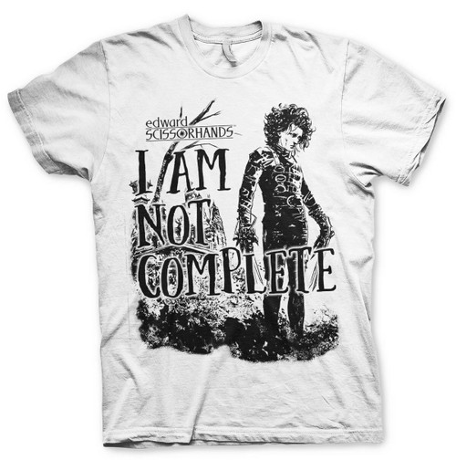 Edward Scissorhands I Am Not Complete Man's T-Shirt Tee