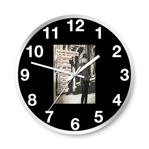 Johnny Marr Playland Tour Hobbies Toys  Wall Clocks