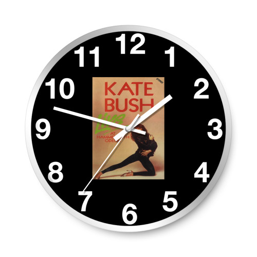 Kate Bush Live At Hammersmith Odeon  Wall Clocks