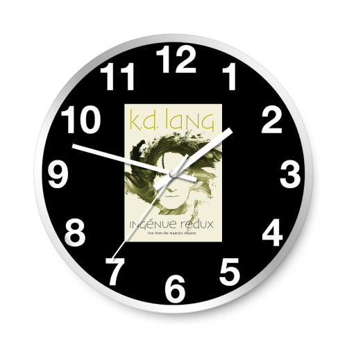 Kd Lang Ingenue Redux Live From The Majestic Theatre  Wall Clocks