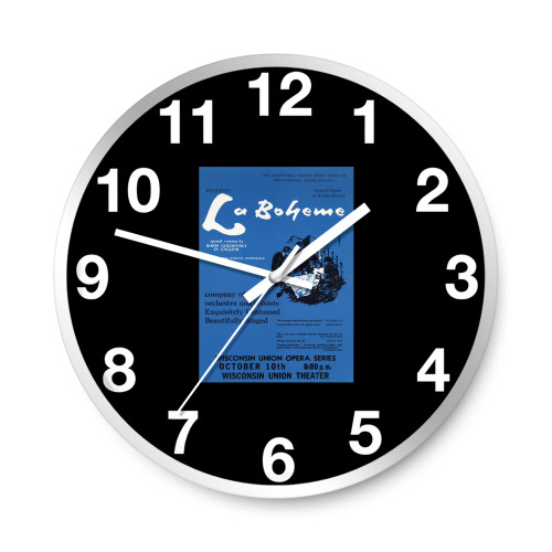 La Boheme Concert  Wall Clocks La Boheme Concert  Wall Clocks