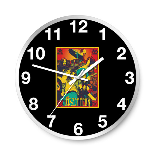 Led Zeppelin By Brian Led Zeppelin  Wall Clocks