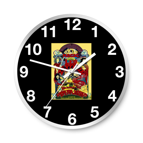 Led Zeppelin Concert  Wall Clocks