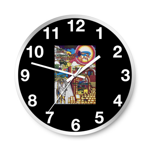 Led Zeppelin Jethro Tull Fraternity Of Man Concert  Wall Clocks