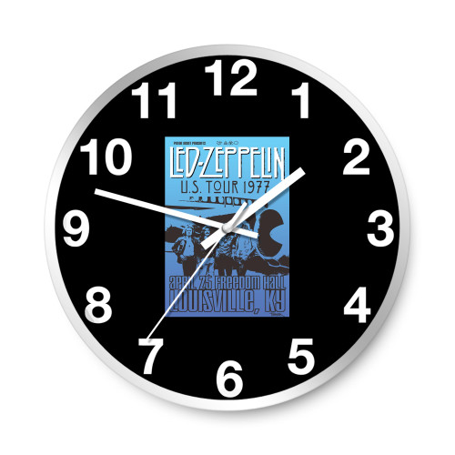 Led Zeppelin Us Tour 1977  Wall Clocks