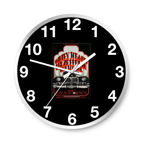 Led Zeppelin Vintage Concert  Wall Clocks