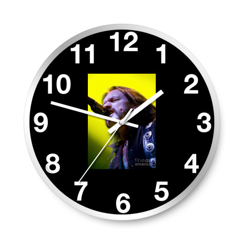 Lemmy Kilmister Motorhead 2007 Uk Concert S47 Photograph  Wall Clocks