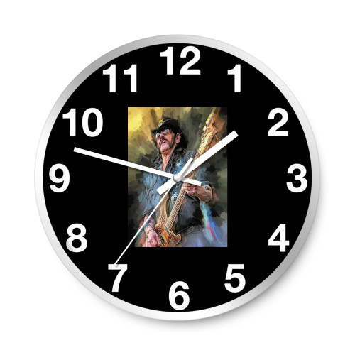 Lemmy Motorhead Musician  Wall Clocks