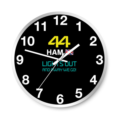 Lewis Hamilton 2023 Formula 1 F1  Wall Clocks