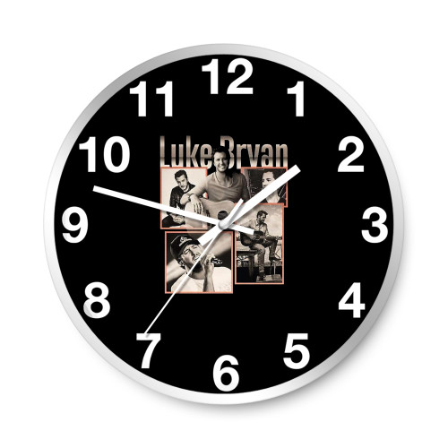 Luke Bryan Tour  Wall Clocks