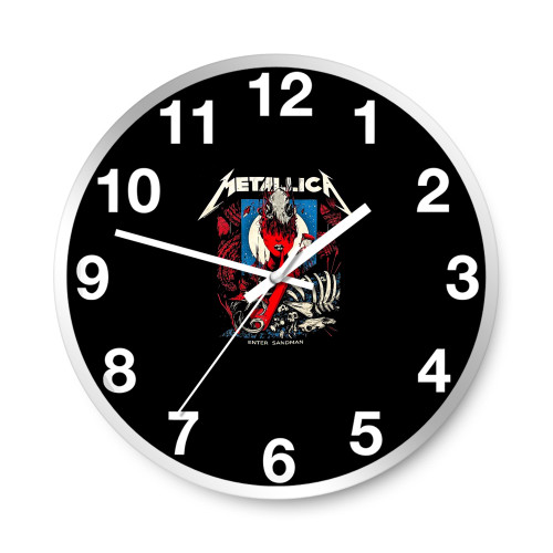 Metallica Enter Sandman  Wall Clocks  Wall Clocks