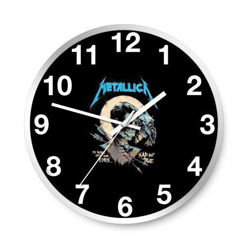 Metallica Sad But True  Wall Clocks  Wall Clocks