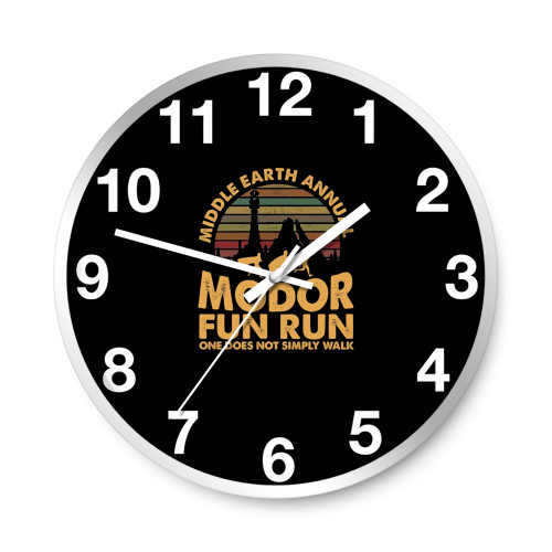 Mordor Fun Run Middle Earth'S Annual Mordor Fun Run One Does Not Simply Walk  Wall Clocks