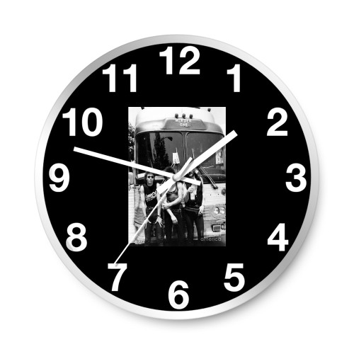 Motorhead 1982 Lemmy Kilmister Phil Taylor Brian Robertson  Wall Clocks  Wall Clocks