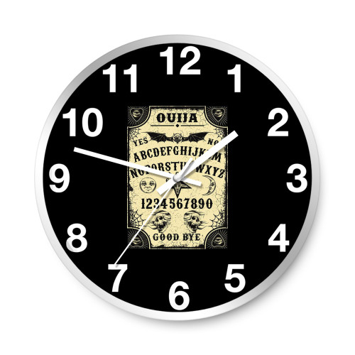 Ouija Board Spooky Horror  Wall Clocks