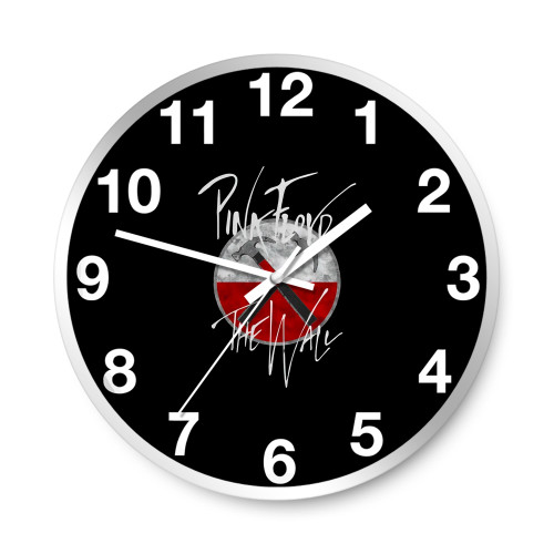 Pink Floyd The Wall Rock And Roll  Wall Clocks