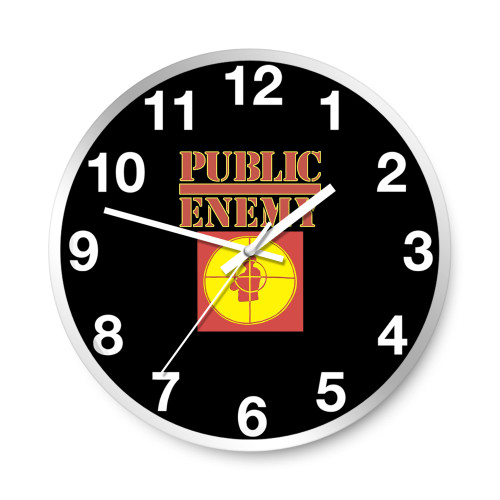 Public Enemy Raptee Screen Stars  Wall Clocks