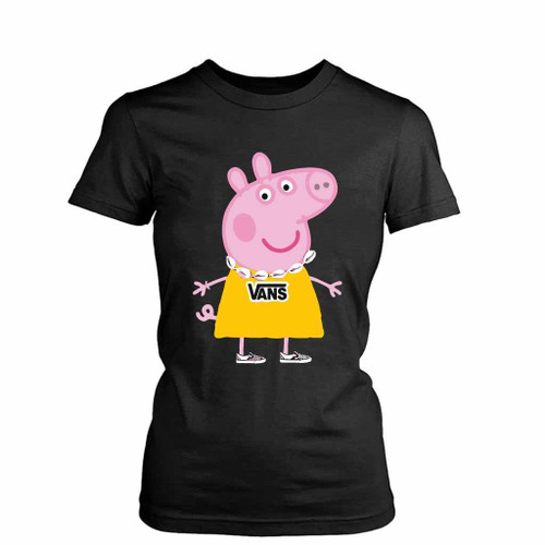 Peppa Pig Vsco Vans Parody Funny Women's T-Shirt Tee