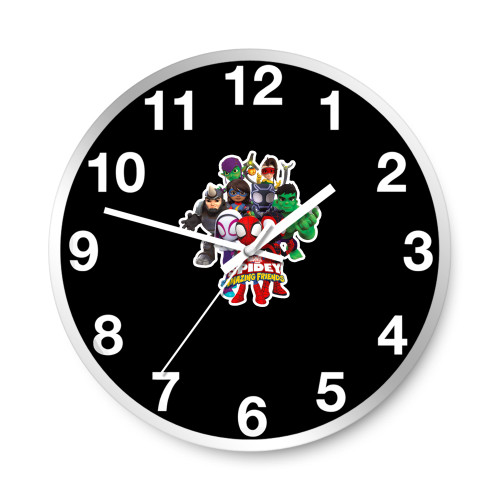 Spidey And His Amazing Friends Spiderman  Wall Clocks