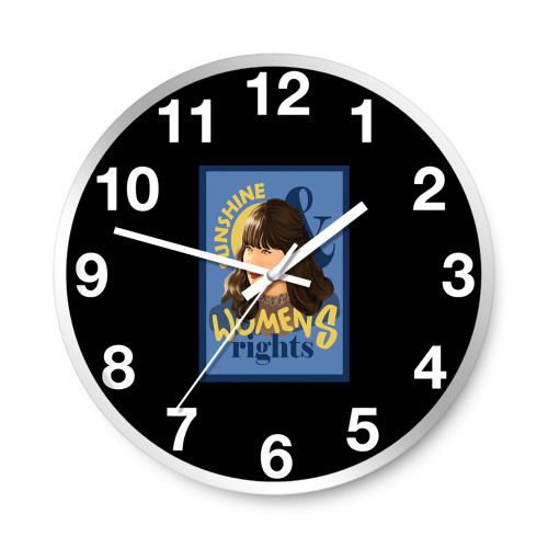Sunshine And Women'S Rights Eloise Bridgerton 3  Wall Clocks