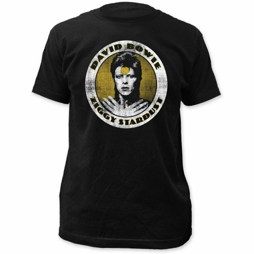 David Bowie Ziggy Stardust Distressed Man's T-Shirt Tee