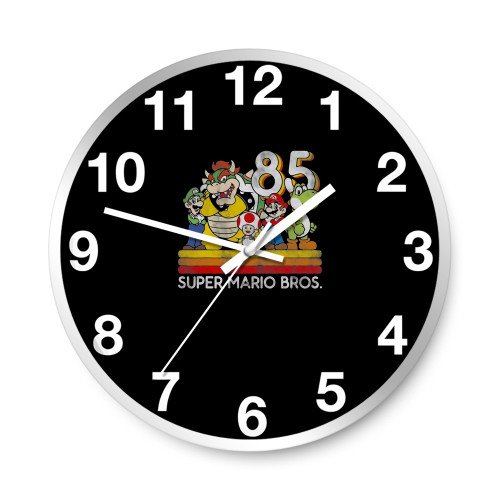 Super Mario Bros Gaming Funny 85  Wall Clocks