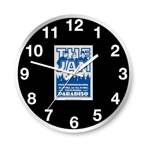 The Jam Voorprogramma Paradiso Concert  Wall Clocks