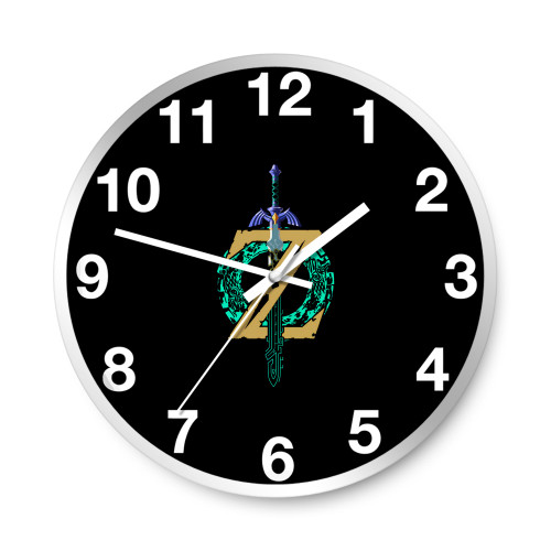 The Legend Of Zelda Tears Of The Kingdom Logo  Wall Clocks