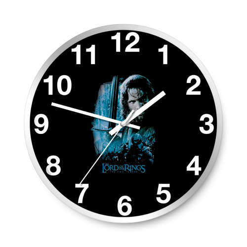 The Lord Of The Rings Aragorn King In The Making  Wall Clocks