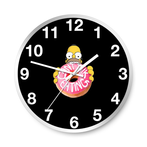 The Simpsons Homer Can'T Talk Eating  Wall Clocks